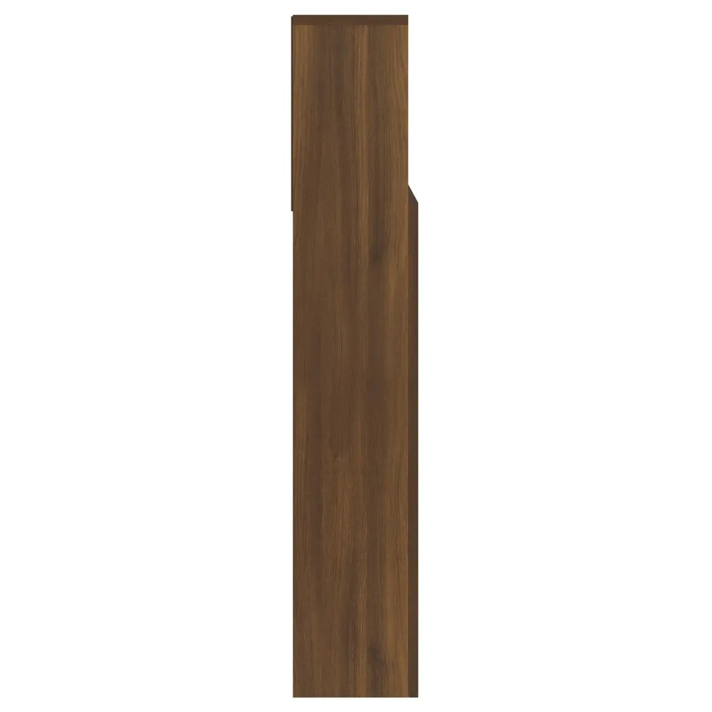 Testiera con Scomparti Rovere Marrone 140x19x103,5 cm 817251