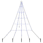 Albero di Natale | Decorazioni natalizie LED con picchetti per il terreno Blu 182 cm