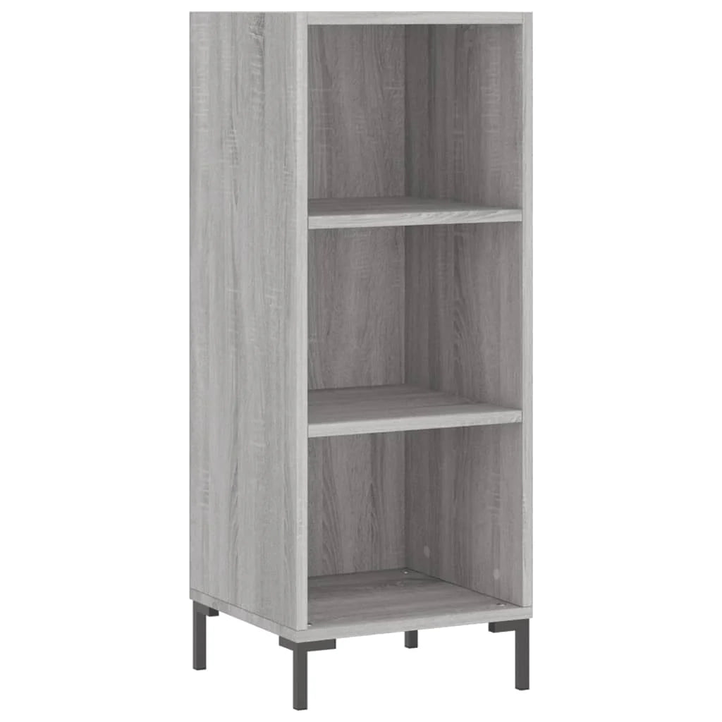 Buffet credenza cassettiera armadio mobile contenitore organizer cucina soggiorno salotto Sonoma 34,5 x 32,5 x 90 cm legno ingegnerizzato grigio 02_0036300