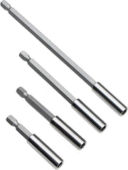 Set di 4 attacchi magnetici (60-150 mm) per trapano - lunga testa a sei facce con 1/4 pollici testa a sei facce.