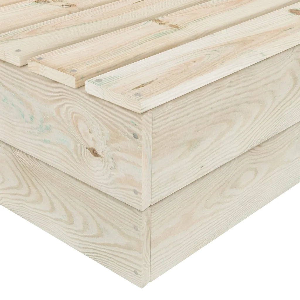 Tavoli da Giardino 2 pz-Tavolo da esterno 60x60x30cm in Legno di Abete Impregnato
