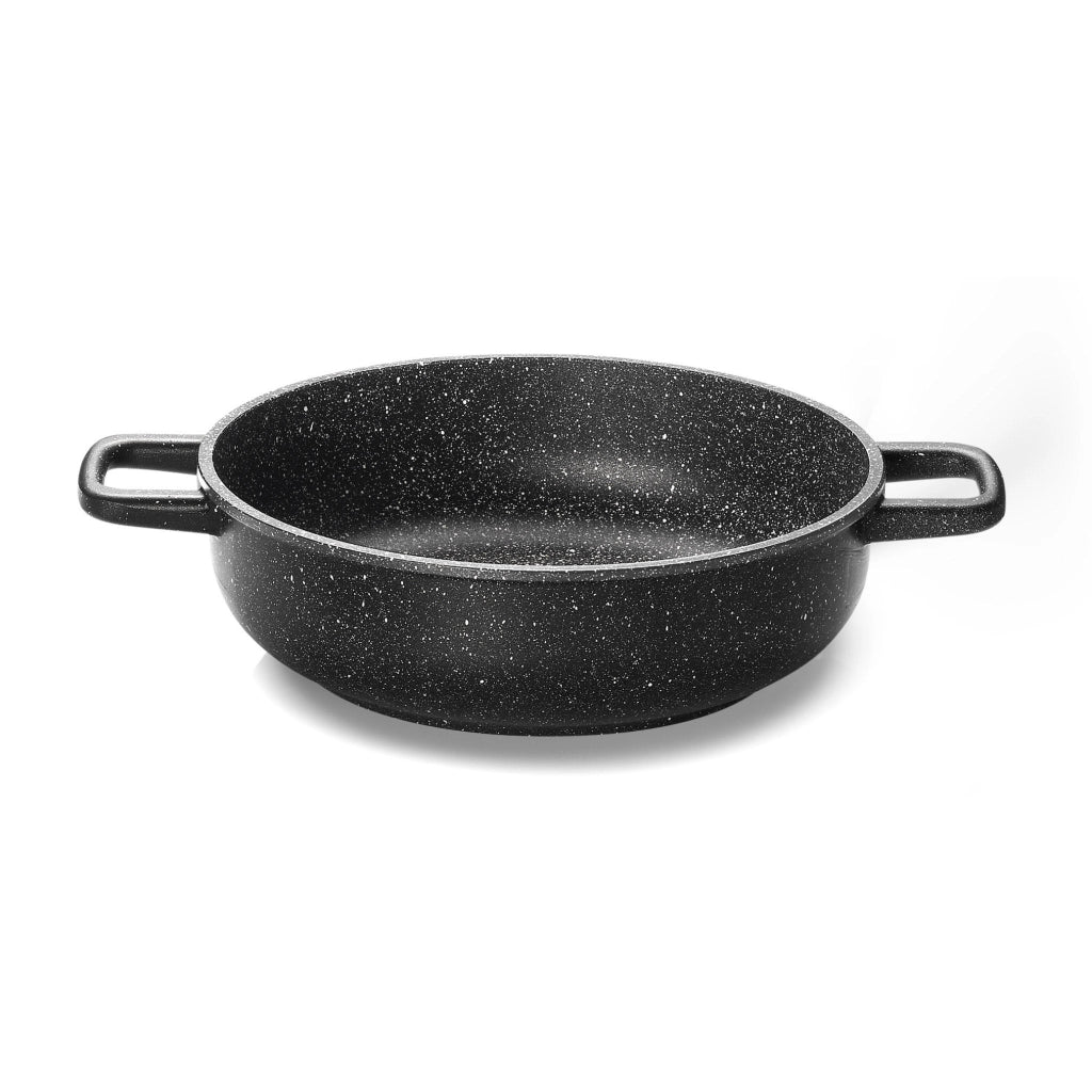 Tegame con Coperchio in Vetro Antiaderente 2 Manici Ø24 cm Olympia Hard Cook