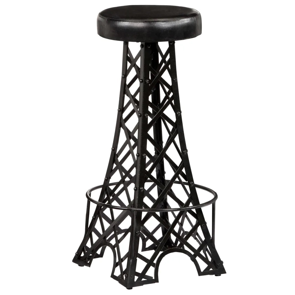 Sgabelli da Bar 2 pz in Vera Pelle 247660