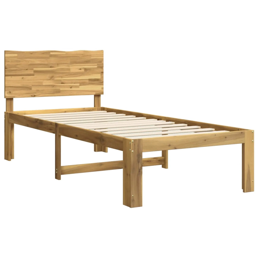 Letto Singolo con Testiera ROSTOCK Bianco 90 x 190 cm 903442