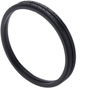 Adattatore per filtro a lente in alluminio leggero - 72 mm - Adatto per filtri magnetici - Installazione facile - Adatto per filtri a filo.