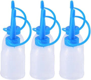 Colla in Polvere 6 Stck-confezione 30ML 1 Onza Colla Industriale Gel - - Contenitore in Plastica con Applicatore a Punta Blu.