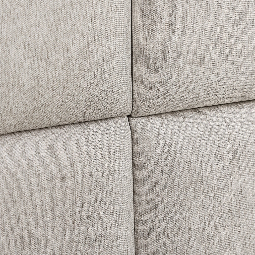 Set di 4 cuscini da parete in tessuto 30 x 30 cm grigio 03_0010641
