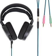 Cavo di sostituzione per cuffia auricolare con adattatore Y - Cavo Aux per cuffia auricolare