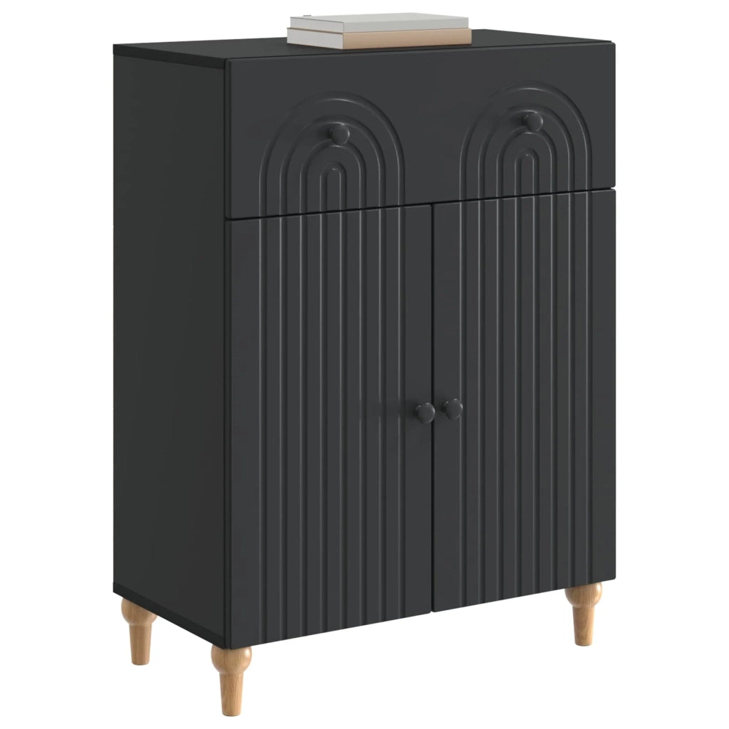 Credenza Nero 66 x 34,5 x 90 cm Legno ingegnerizzato 894176