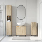 Set di armadietti da bagno in 3 pezzi ZWOLLE 3417839