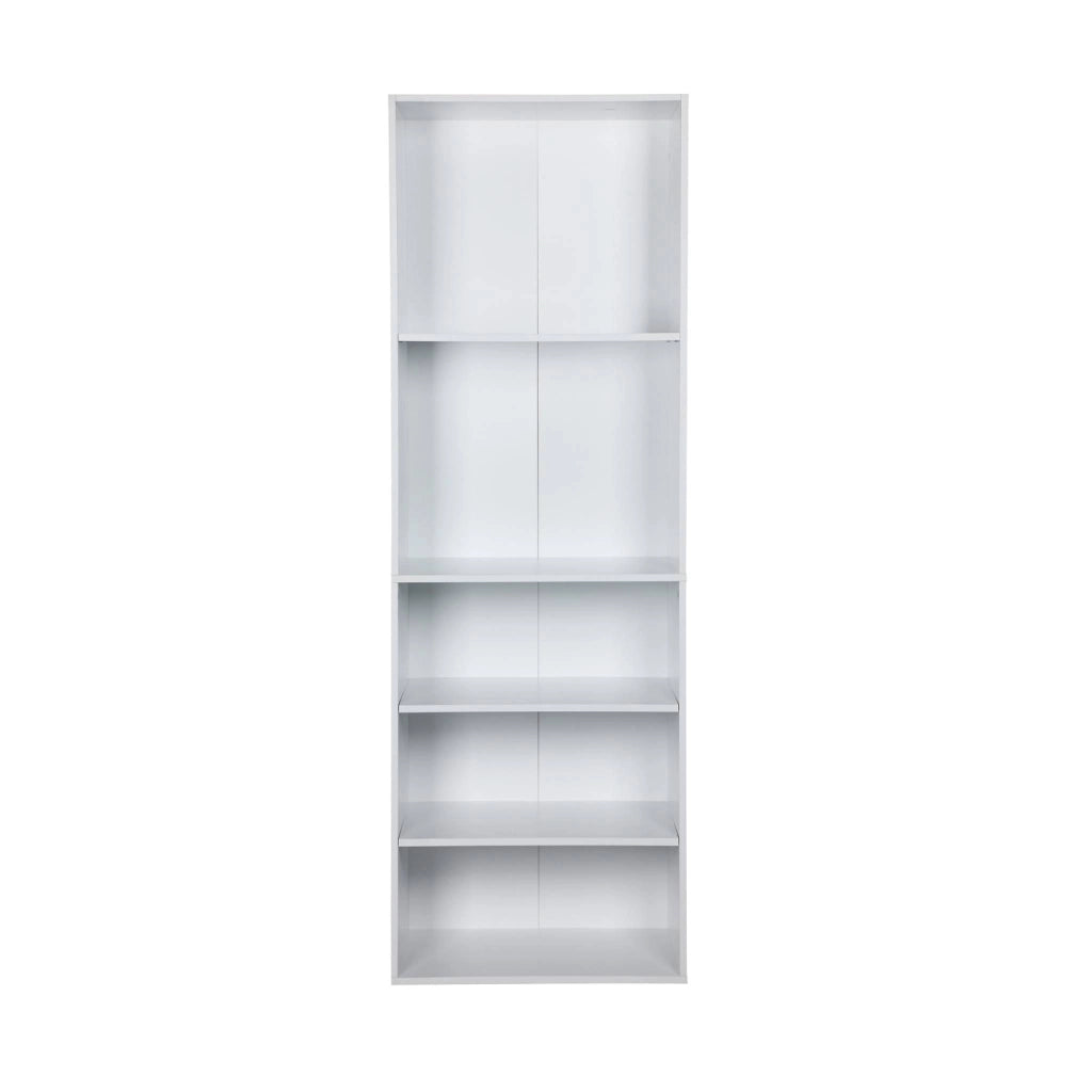 Modulo armadio con 5 ripiani, bianco