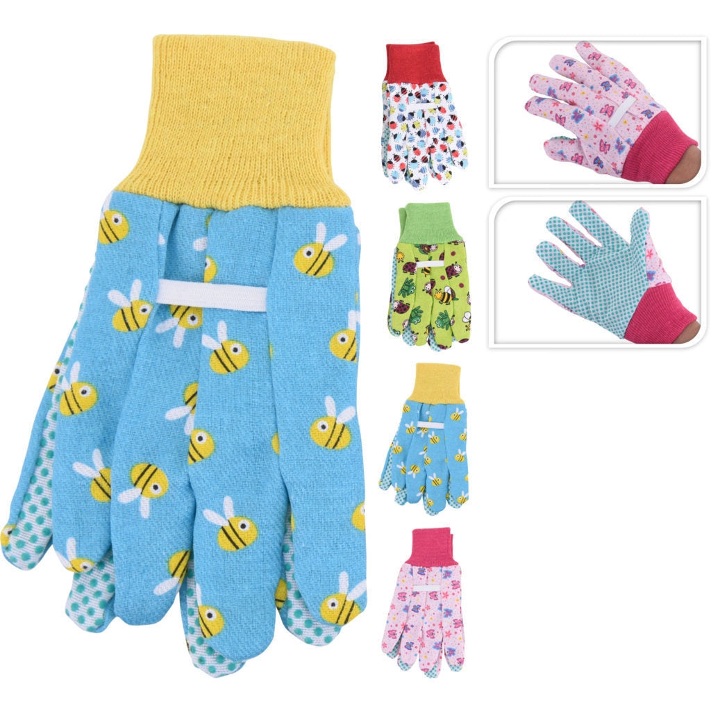 GUANTI DA GIARDINAGGIO PER BAMBINI IN 4 MODELLI.