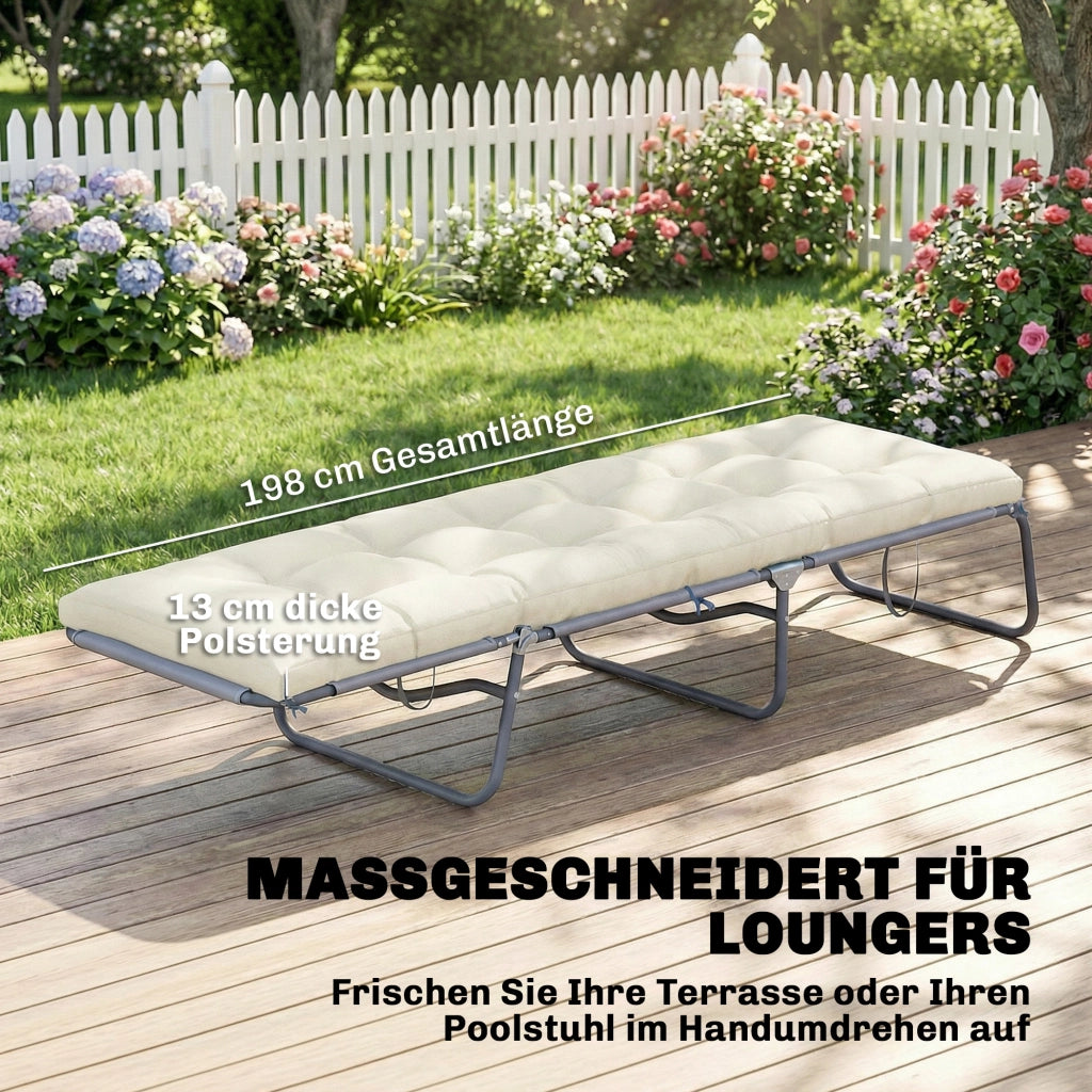 Cuscino per pallet rimovibile ¨C zephmum ¨C 198x65x13 cm beige