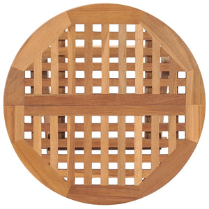 Set da Pranzo da Giardino Pieghevole 3 pz in Massello di Teak cod mxl 43478