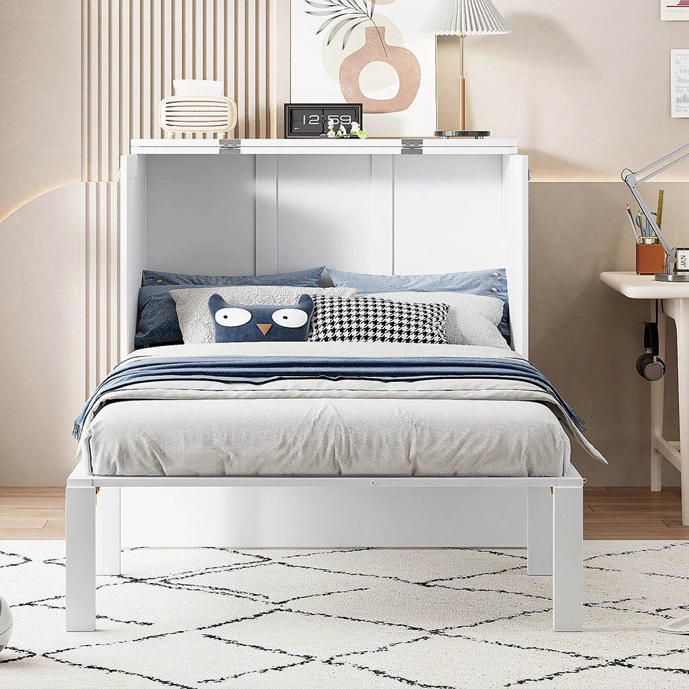 Letto a muro verticale - Xylo - 90x200 cm - Bianco