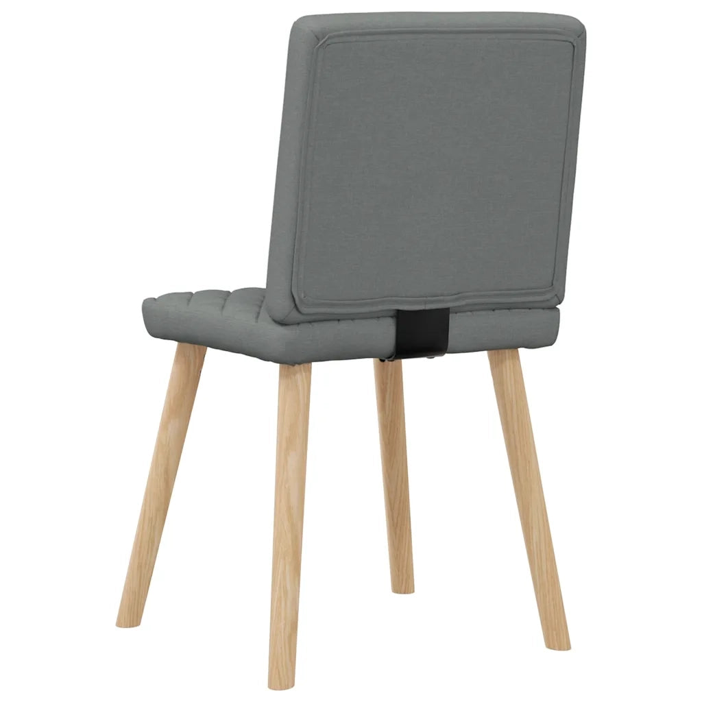 vidaXL Sedie da Pranzo 6 pz Grigio Scuro in Tessuto