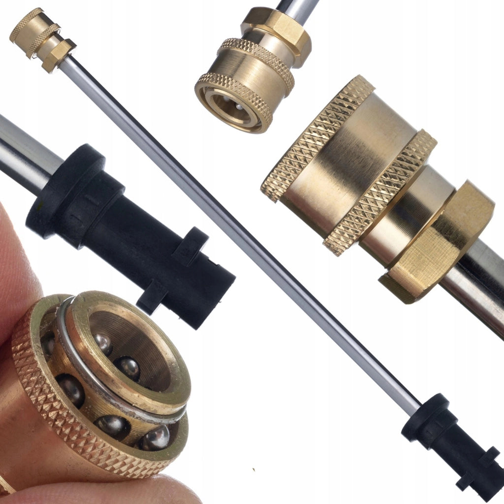 Lancia Dritta 58 cm compatibile con Idropulitrice Kärcher K2–K7 – Ottone Anticorrosione, Filettatura 1/4"