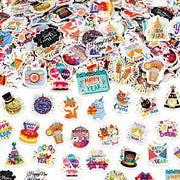 Stickers schiuma 150 pezzi - Decorazioni per Capodanno - Caratteri divertenti - Serata di Capodanno - Materiali per hobby - Progetti di fuochi d'artificio - Stickers per festa