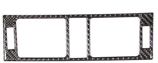 Pannello di ventilazione in fibra di carbonio - Trim per console centrale - Accessori di decorazione per auto - Adatto per C Klasse W204 2005-2012 - Leggero e duraturo - Facile da installare - Pannello interno
