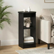 Mobile laterale Nero Legno ingegnerizzato 899835