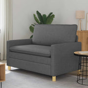 Divano Grigio Scuro Tessuto 42028790