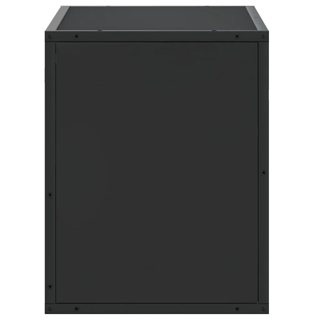 Mobile TV | Armadietto TV | Mobile Porta TV Nero 60x31x39,5cm in Truciolato e Metallo