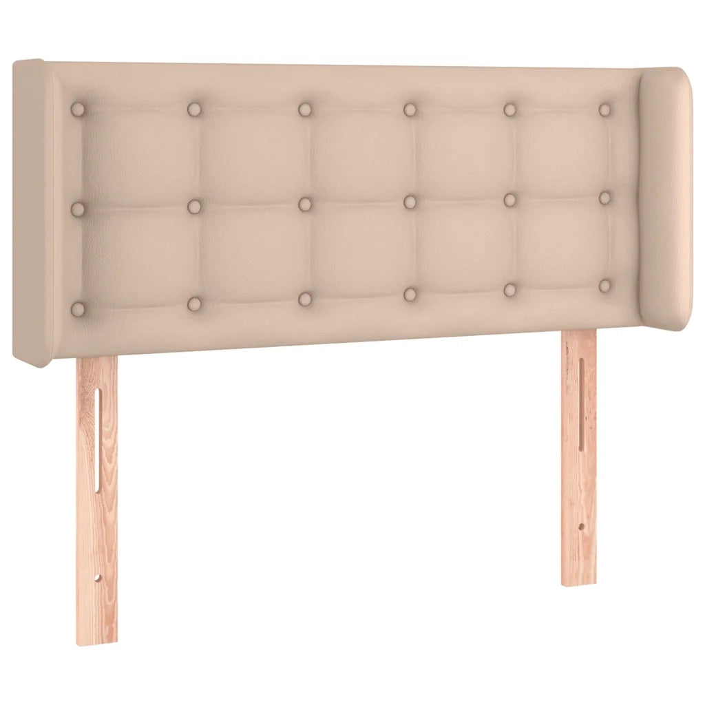 Testiera con LED-Testata Cappuccino a LED 103x16x78/88 cm in Similpelle 656638