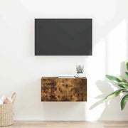 Mobile TV da parete Rovere fumé 60 x 31 x 29,5 cm