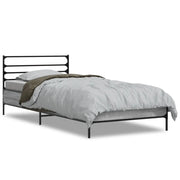 Letto singolo | Letto per adulti | Giroletto senza Materasso Rovere Sonoma 90x190 cm