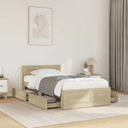 Struttura letto con testata Rovere Sonoma 80 x 200 cm 3429678