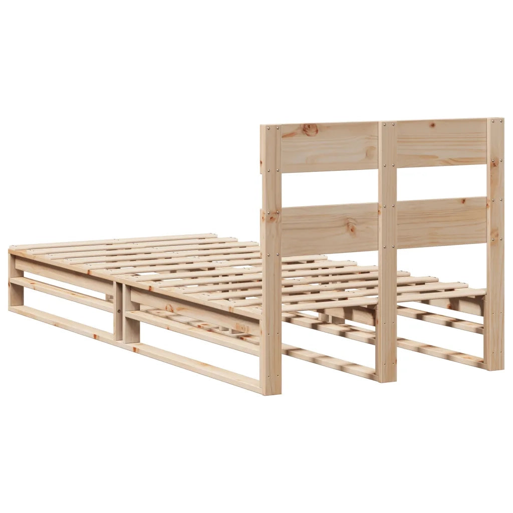 vidaXL Letto senza Materasso 90x190 cm in Legno Massello di Pino