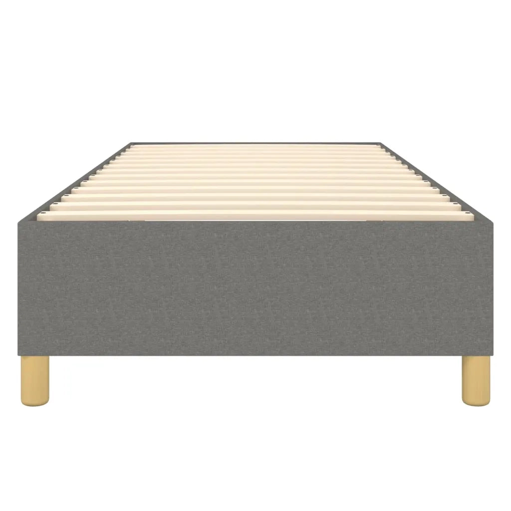 Struttura Letto a Rete a Molle Grigio Scuro 90x200 cm Tessuto 3120930