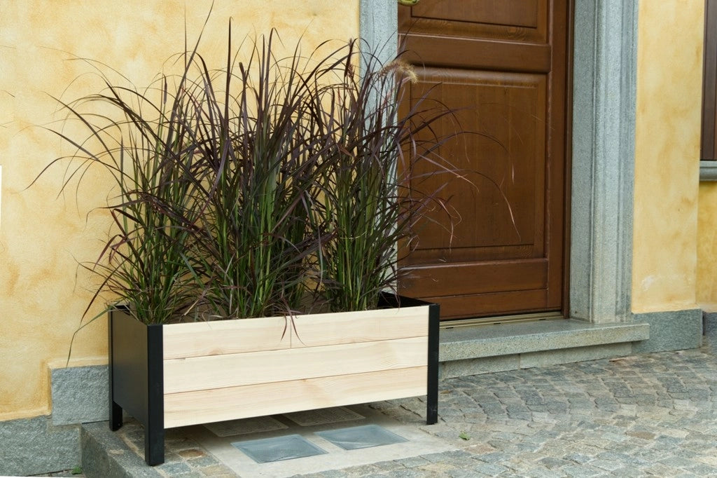 Fioriera Lavanda 78x36xh32 in legno e metallo