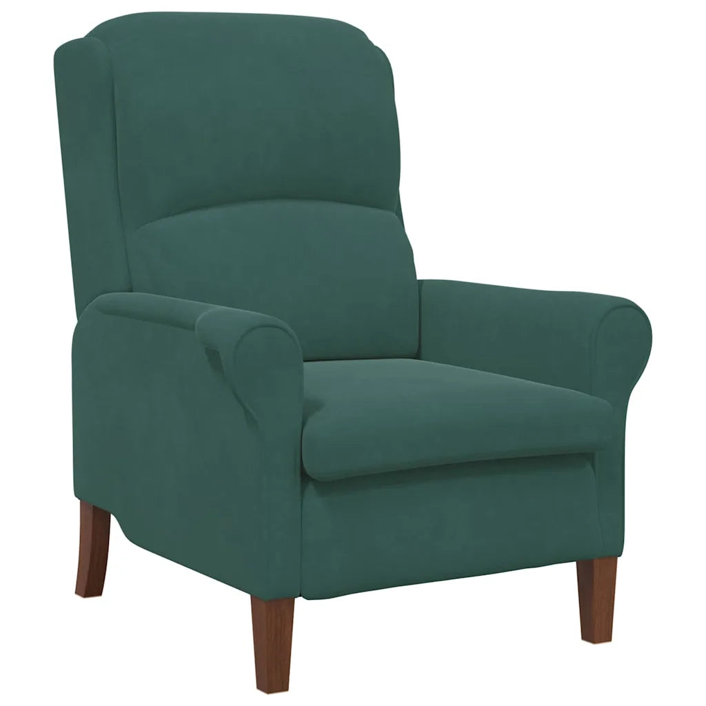 Divano Sedia-Poltrona Verde scuro Velluto 551522