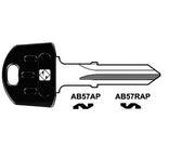 CHIAVI PER CILINDRI ABUS 7 SPINE PICCOLE- - AB57RAP SX - 5 pezzi SILCA