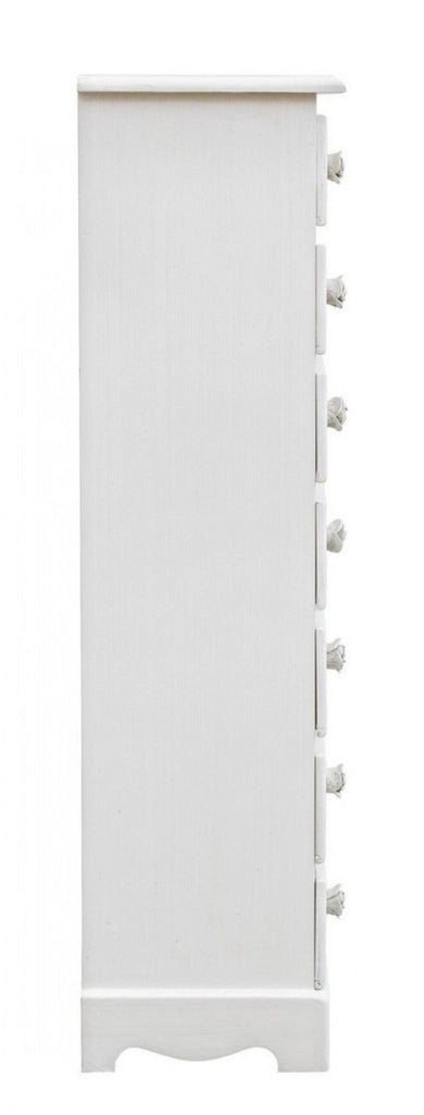 Cassettiera Blanc 7 Cassetti in Legno