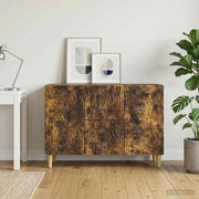 Credenza Rovere Fumo 89 x 34,5 x 60 cm Legno ingegnerizzato 895120