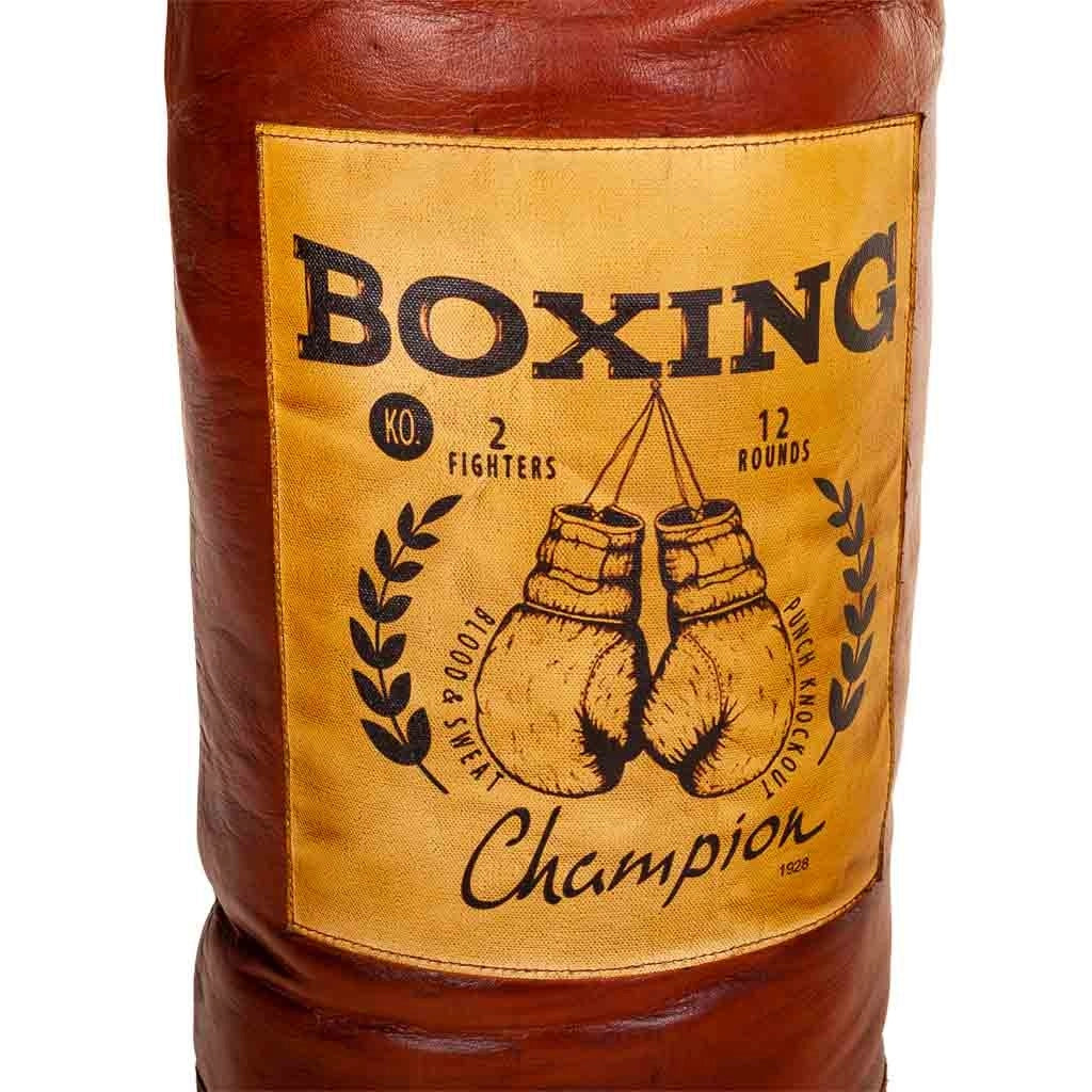 Sacco da boxe in pelle 25x25x76h
