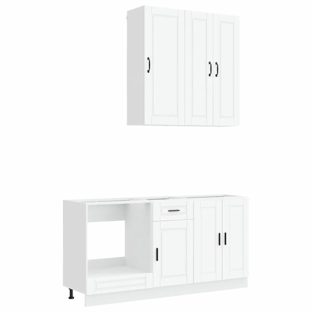 Unità Cucina PORTO 5 pcs Bianco Legno ingegnerizzato 3438285