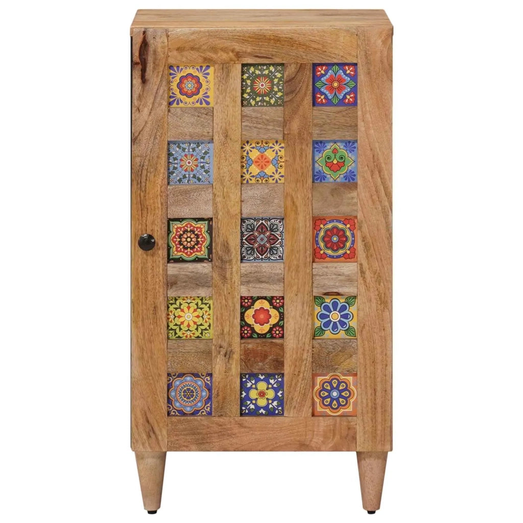 Credenza Naturale 40 x 33 x 75 cm Legno di mango massello 4018284