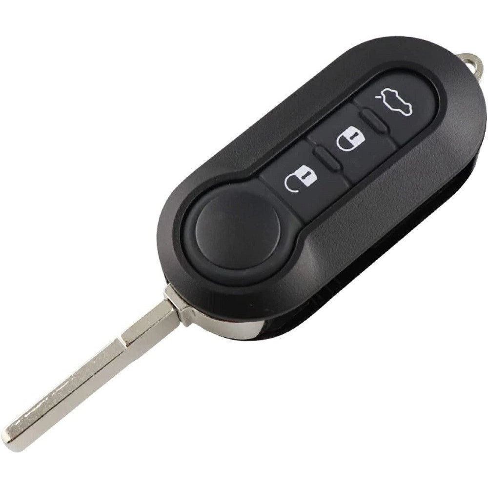 Trade Shop - Custodia Guscio Portachiavi Cover Per Chiavi Auto 3 Tasti Compatibile Fiat Lancia -