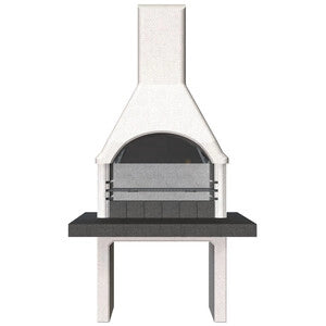 BARBECUE IN MURATURA 103X80X212CM PIAVE