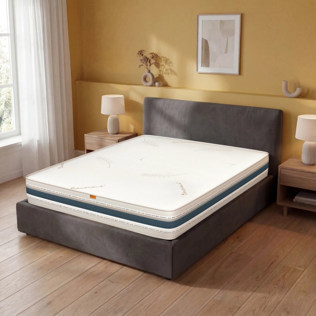 Materasso 160x195, Alto 30 cm - Matrimoniale, Memory, Sfoderabile, in Bayscent | Cabrio