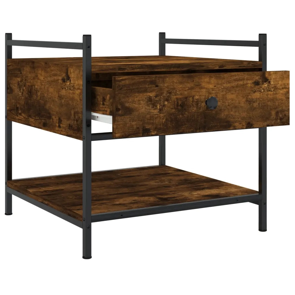 Tavolino da salotto | Tavolino da caff¨¨ | Tavolino da Soggiorno Rovere Fumo 50x50x50 cm Legno Multistrato