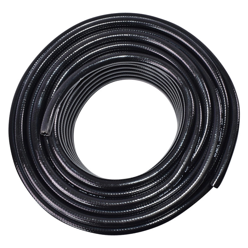 TUBO flessibile rinforzato Carburanti Benzina Diesel Olio Gasolio Tubo carburante con inserto tessile fi8 d=7,5mm e D=14,5mm rotolo da 30 metri