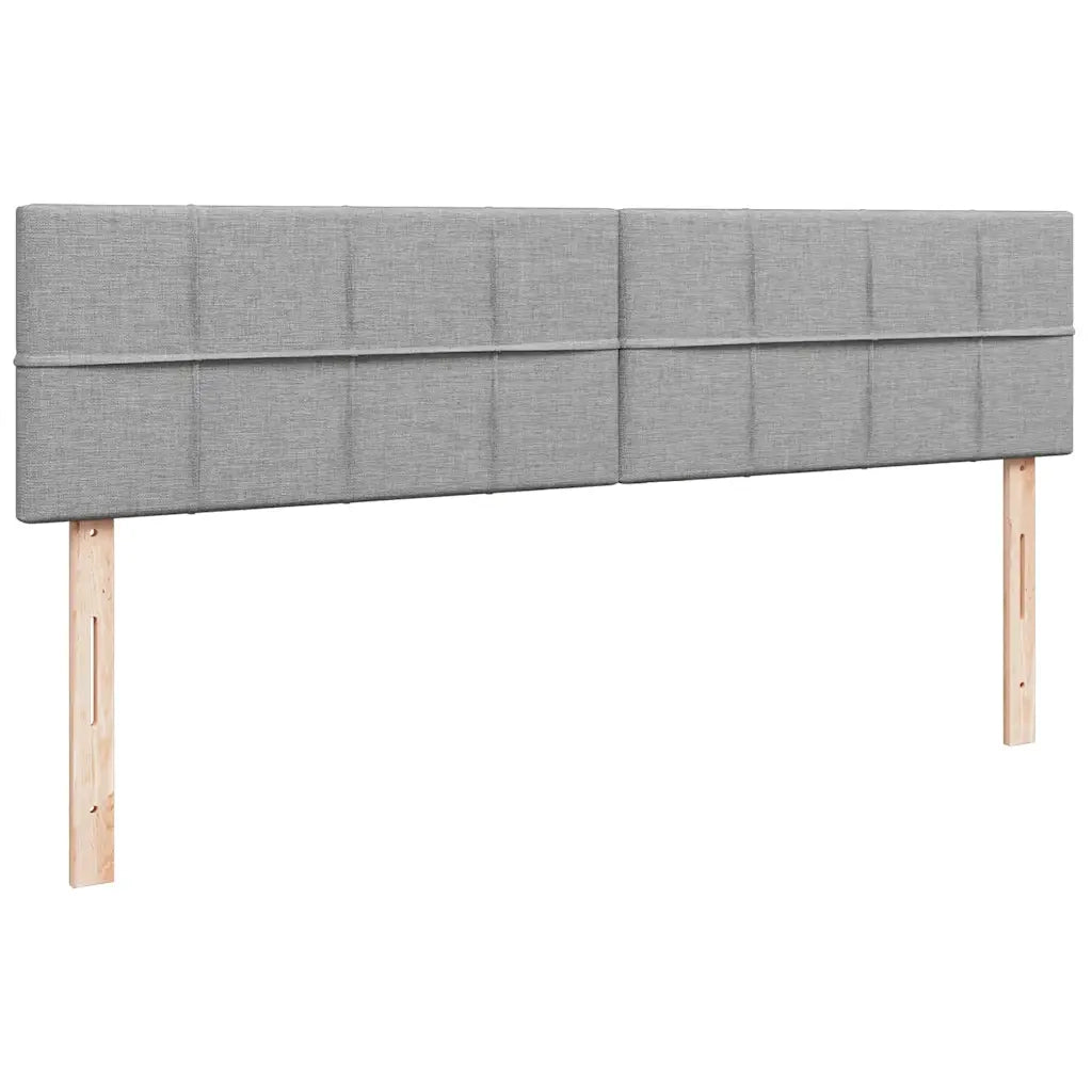Struttura Letto Pouf con Materassi 200x200 cm in Tessuto 3312001