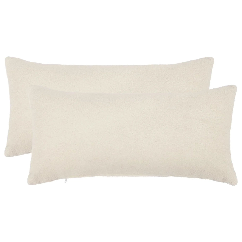 Federa 2 pcs HEERLEN Crema 40 x 80 cm Bouclé 909940