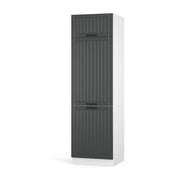 Armadio frigorifero Fame-Line Antracite rustico/Bianco 60 cm Vicco