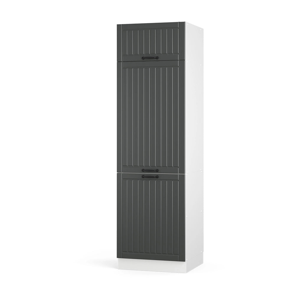 Armadio frigorifero Fame-Line Antracite rustico/Bianco 60 cm Vicco