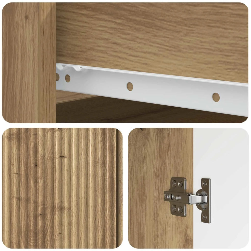 Credenza con cassetto Rovere Artigianale 66 x 34,5 x 90 cm